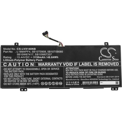 Cameron Sino Батерия за лаптоп LENOVO L18M4PF4 Xiaoxin Air 14 2019, Ideapad S540-14IWL 15, 44V 3150mAh CAMERON SINO (CS-LVX140NB)