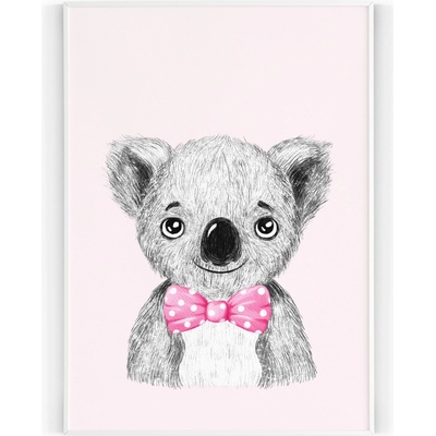 Plakát / Obraz Koala 50 x 70 cm Tiskové plátno – Zbozi.Blesk.cz