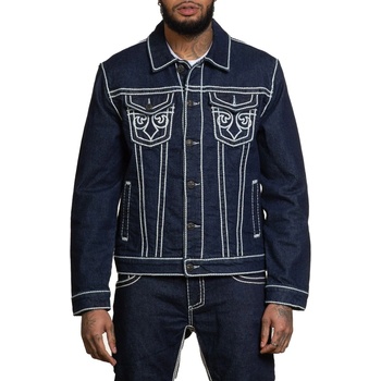 AFFLICTION мъжко яке affliction - prairie - denim - 110ow422-prai