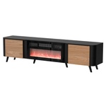 Cama meble Cama Volare RTV шкаф 200 x 39 x 49 см черно/орех + камина (10165467)