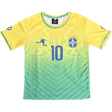 Numberoplus Dětský fotbalový dres tričko Brazilský Neymar JR10