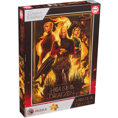 Educa Пъзел Educa от 1000 части - Домът на Дракона (EDU19574)