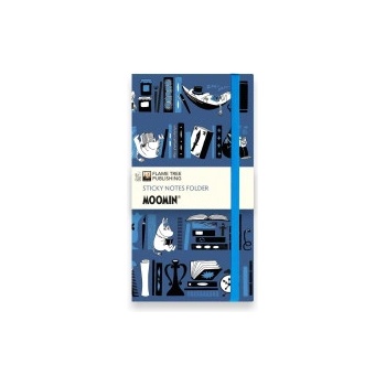 Flame Tree Publishing Moomin Bookshelves Flame Tree Sticky Notes Folder