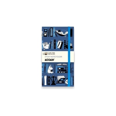 Flame Tree Publishing Moomin Bookshelves Flame Tree Sticky Notes Folder | Flame Tree Publishing