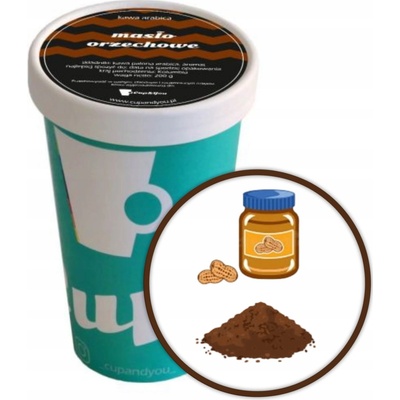 Cup&You Mletá aromatizovaná káva s príchuťou ORECHOVÉ MASLO EKO ARABICA 200 g