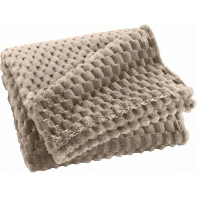 Douceur d`Interieur Flanelový přehoz na postel 125 x 150 cm, interiérový design, FROSTY