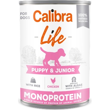Calibra Dog Life Puppy & Junior Chicken 400g