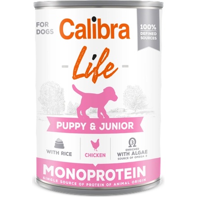 Calibra Dog Life Puppy & Junior Chicken 400g