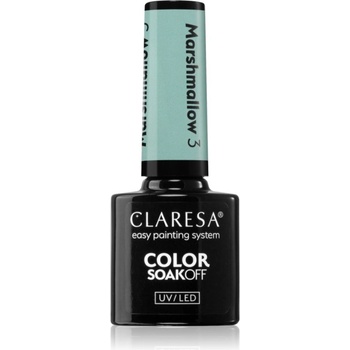 Claresa SoakOff UV/LED Color Marshmallow гел лак за нокти цвят 3 5 гр