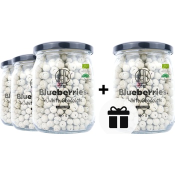 BrainMax Pure 3+1 БЕЗПЛАТНО: BrainMax Pure® Blueberries в бял шоколад, БИО, 165 гр