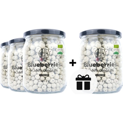 BrainMax Pure 3+1 БЕЗПЛАТНО: BrainMax Pure® Blueberries в бял шоколад, БИО, 165 гр