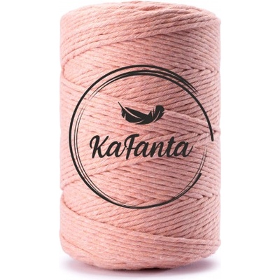 Macrame priadza KaFanta PREMIUM 5mm/100m - cocktail pink