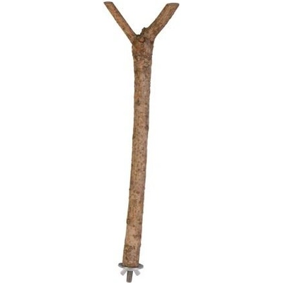 TRIXIE Dřevěné bidýlko Y s kovovým úchytem 20 cm/ 15 mm