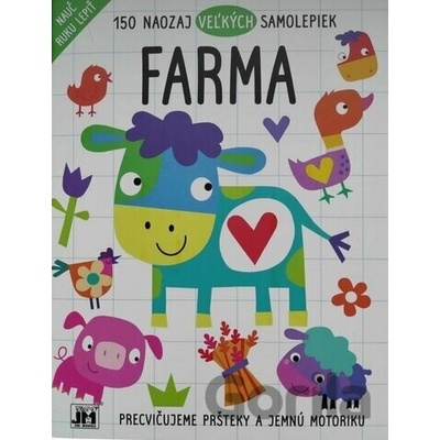 Jiri Models 3678-2 farma samolepková knižka A4 150 farebných samolepiek