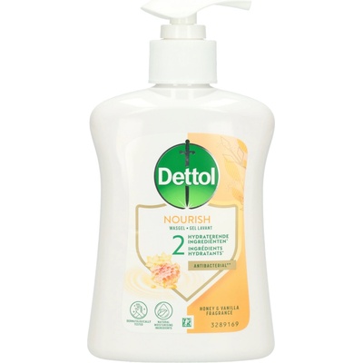 Dettol Moisturise tekuté mydlo dávkovač med & vanilka 250 ml