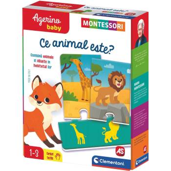 Clementoni Образователен комплект Clementoni Agerino - Ce animal este (1024-50263)