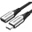 Vention USB-C 3.1/M - USB-C 3.1/F, 1 м, (удължител, плат), кабел