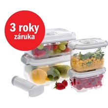 STATUS Tritan 5dílný set vakuových dóz 157530 bílá