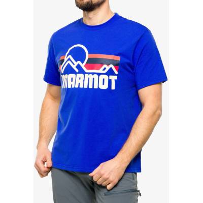Marmot Coastal Tee SS trail blue