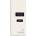 Vimar 30292. AC15B USB Контакт Linea A+C 1M 15W 5V, white, (30292.AC.15B)