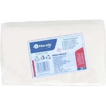 Merida sáčky LDPE 25µm 35l 50ks bílé
