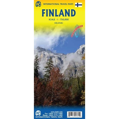 mapa Finland 1/750tis. ITM