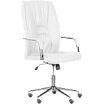 Carmen Президентски офис стол Carmen 6500-1 - бял (3520709_1) - tierradesign