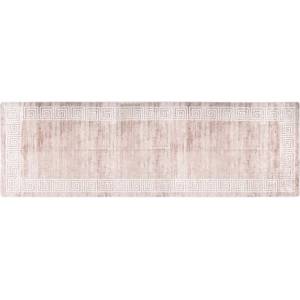  Килим, миещ се, бежов, 80x300 см, противоплъзгащ