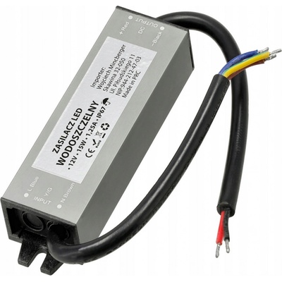 BERGE LED hermetický zdroj - 12V - 15W - 1,25A - IP67 PS-WP-12V-15W
