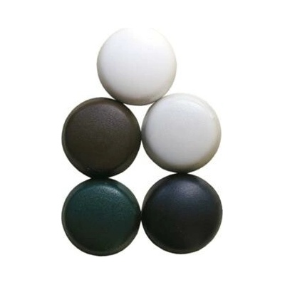 Krytka PVC pro parapetové vruty hnědá RAL 8014 (100 ks)