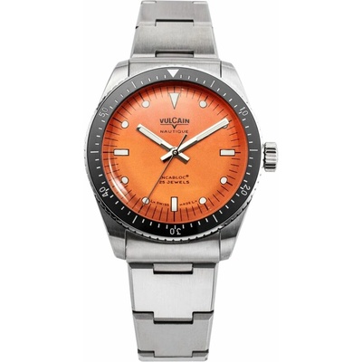 Vulcain Skin Nautique Orange - Steel Bracelet
