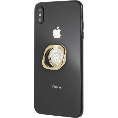 GUESS държач за пръст Ring stand злато и бяло 4G (GURSEQGWH)