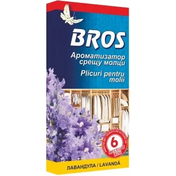 Bros - Полша Ароматизатор - закачалка против молци Лавандула БРОС (028-79)