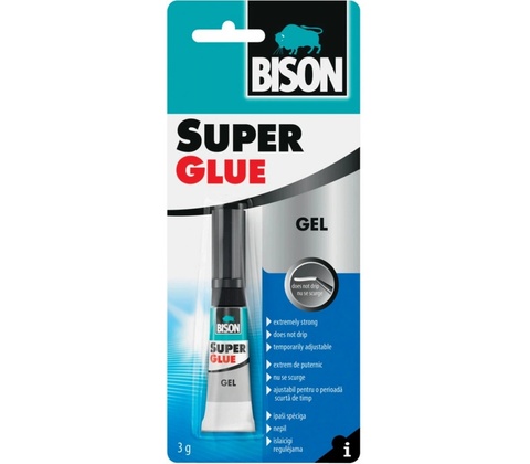 BISON Super Glue Gel 3g