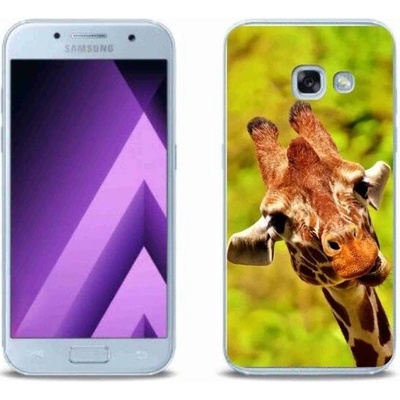 Pouzdro mmCase Gelové Samsung Galaxy A3 2017 - žirafa