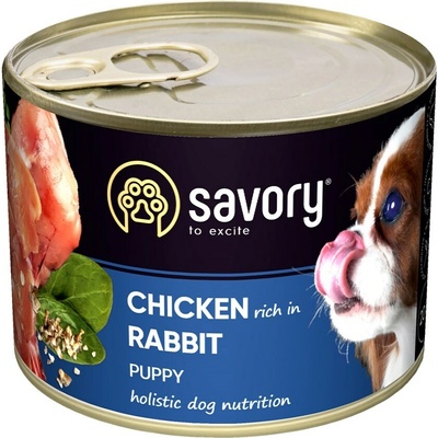 Savory Dog All Breeds Puppy Rabbit 200 g