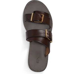 Ralph Lauren Кожени джапанки Bkle Slide (818P01589003)