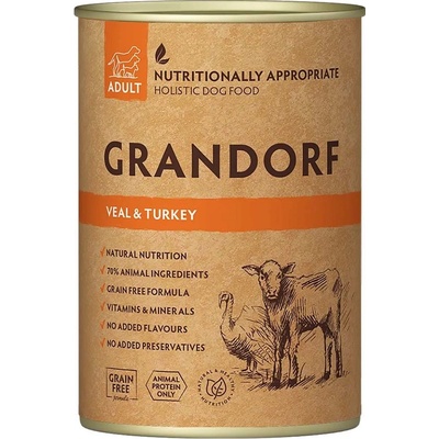 Grandorf Adult Telecí a krocan 400 g
