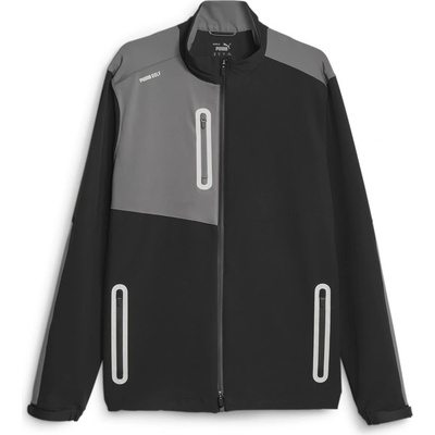 PUMA Яке Puma Men's Nordic Moisture-Wicking Weather-Resistant Performance Golf Jacket - Blk/Slatesky