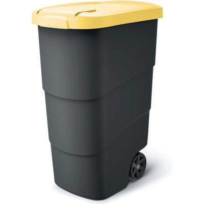 Prosperplast WHEELERO 110 l antracitová/žltá