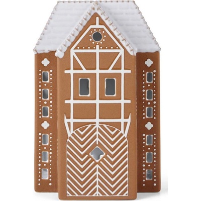 Porcelánový svícen Urbania Gingerbread Large Kähler