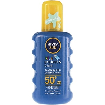 Nivea Sun Kids Caring spray barevný SPF50+ 200 ml