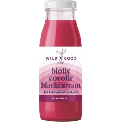 Wild & Coco Biotic cocofir Černý Rybíz Bio 250 ml