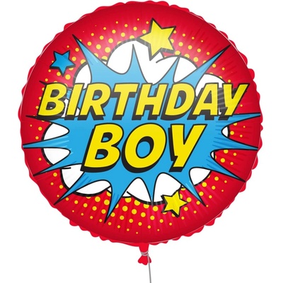 Procos Fóliový balón Birthday Boy komiks 46 cm