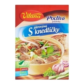 Vitana Poctivá polievka s pečeňovými knedličkami 92 g