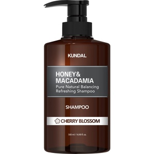 KUNDAL Шампоан Honey & Macadamia, Цвят от череша, 500 ml - ozone