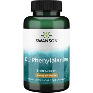 Swanson DL-Phenylalanine / DLPA 500 mg [100 капсули]