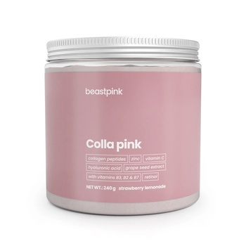 GymBeam BeastPink Colla Pink 240 g ягодова лимонада