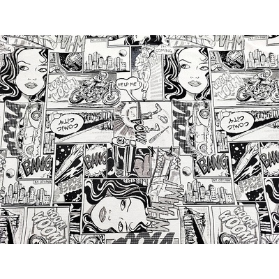 Gobelínová látka KOMIKS šíře 280 cm