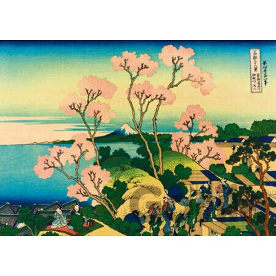 BlueBird Hokusai Mestská oblasť Shinagawa 1000 dielov